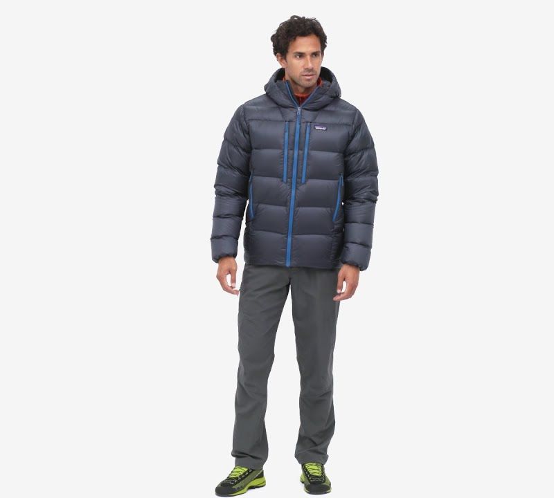 Geacă de iarnă pentru bărbați Patagonia Fitz Roy Down Hoody passage blue 10
