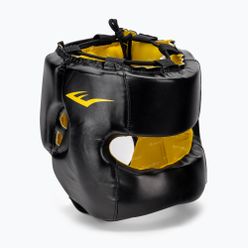 Articole de protecție cap pentru box pentru bărbați Everlast Elite Lea Headgear, negru, EV 720 M/L