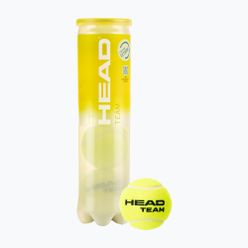 Set de mingi de tenis 4 buc. HEAD Team 4B galben 575704