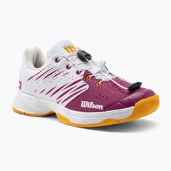 Pantofi de tenis pentru copii Wilson Kaos 2.0 alb și roz WRS329090