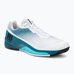 Wilson Rush Pro 4.0 Clay pantofi de tenis pentru bărbați albastru și alb WRS329290
