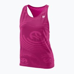 Tricou de tenis pentru femei Wilson PWR SMLS Tank roz WRA809702