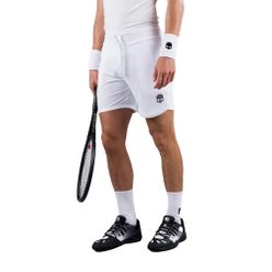 Pantaloni scurți de tenis HYDROGEN Tech pentru bărbați, alb TC0000001