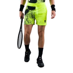 Pantaloni scurți de tenis HYDROGEN Spray Tech pentru bărbați, galben T00510724