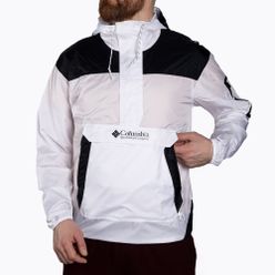 Jachetă de vânt pentru bărbați Columbia Challenger 101 alb 1714291