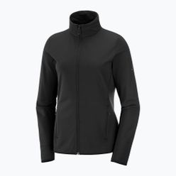 Salomon Outrack Full Zip Full Zip Mid fleece sweatshirt negru pentru femei LC1358200