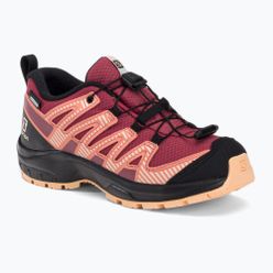 Încălțăminte de trekking pentru copii Salomon XA Pro V8 CSWP roșie L41614400