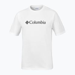 Tricou de trekking pentru bărbați Columbia CSC Basic Logo alb 1680053100