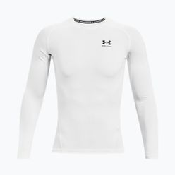 Tricou cu mânecă lungă pentru bărbați Under Armour Ua Hg Armour Comp LS alb 1361524-100