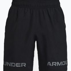 Pantaloni scurți de antrenament pentru bărbați Under Armour UA Woven Graphic WM negru 3025516-003