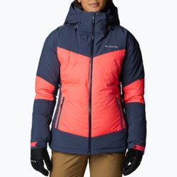 Columbia Wildcard II Down jachetă de schi pentru femei negru și portocaliu 2007541