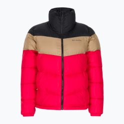 Columbia Puffect Color Blocked jachetă de puf pentru femei  roșu 1955101