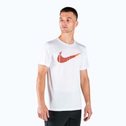Tricou de antrenament Nike Dri-FIT pentru bărbați, alb DH7537-100