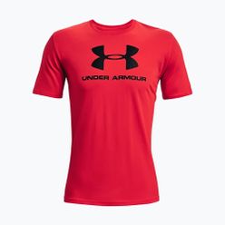 Tricou de antrenament pentru bărbați Under Armour UA Sportstyle Logo SS roșu 1329590