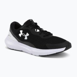 Under Armour Surge 3 bărbați pantofi de alergare negru și alb 3024883