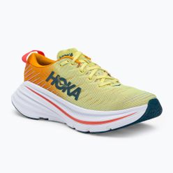 HOKA ONE ONE Bondi X pantofi de alergare pentru bărbați alb și galben 1113512-WEPR