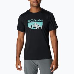 Tricou de trekking pentru bărbați Columbia Zero Rules Grph negru 1533291019