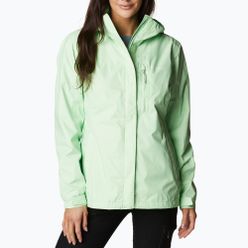 Geacă de ploaie pentru femei Columbia Pouring Adventure II verde 1760071372