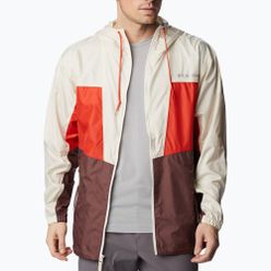 Jachetă de vânt pentru bărbați Columbia Trail Traveler light stafide/spicy/chalk 2036873640
