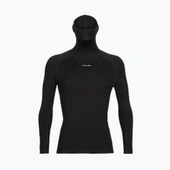 Bărbați Icebreaker Merino LS Roll Neck tricou termic negru IB0A56KO0011