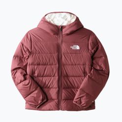 Jachetă de puf pentru copii The North Face Printed Revrs North Down Hooded pink NF0A7WOY6R41
