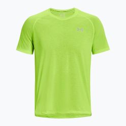 Under Armour Streaker tricou de alergare pentru bărbați verde lime 1361469-369