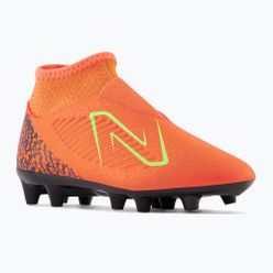 Pantofi de fotbal pentru copii New Balance Tekela V4 Magique FG Jr portocaliu NBSJT3FDF4