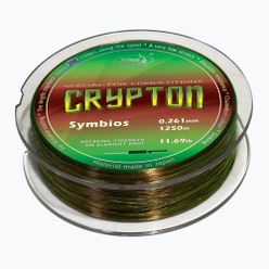 Katran Crypton Symbios monofilament pentru crap verde-maro
