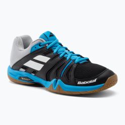Pantofi de badminton pentru bărbați BABOLAT 22 Shadow Team negru-albastru 30F2105