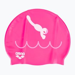 Șapcă de înot pentru copii arena Kun Cap roz 91552/24
