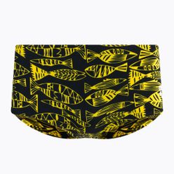 Bokserki kąpielowe męskie arena Fisk Low Waist Short czarno-żółte 2A358/53