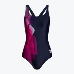 Costum de baie o piesă pentru femei arena Swim Pro Back L albastru marin/roz 002842/700