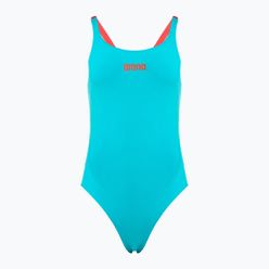 Costum de baie dintr-o bucată pentru femei  arena Team Swim Tech Solid albastru 004763/840
