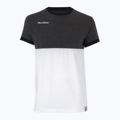 Tecnifibre Stretch tricou de tenis alb și negru pentru copii 22F1ST F1