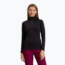 Bluză de schi Rossignol Classique 1/2 Zip negru pentru femei RLLWL11_200_S
