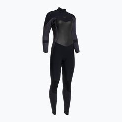 Costum de baie Roxy 4/3mm Syncro pentru femei - cu fermoar la spate negru/gri ERJW103085-XKK