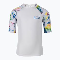 Tricoul de înot pentru copii ROXY Printed 2021 bright white/surf trippin