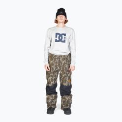 Pantaloni de snowboard pentru bărbați DC Code verde ADYTP03026-XGG