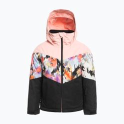Jachetă de snowboard pentru copii Roxy Whist negru/roz ERGTJ03138