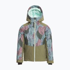 Jachetă de snowboard pentru copii Roxy Silverwinter verde ERGTJ03146