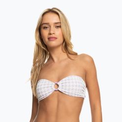 ROXY Check It Costum de baie Bandeau top violet și roz ERJX304913-PNG0