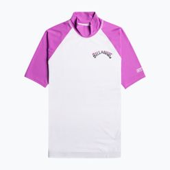 Billabong Sunny Side SS tricou de baie pentru femei alb și violet EBJWR00102