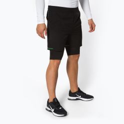 Pantaloni scurți de tenis pentru bărbați Lacoste negru GH1041.9AZ