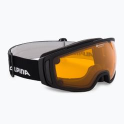 Ochelari de schi Alpina Double Jack Mag Q-Lite S1+S3 negru 7283131