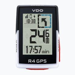 VDO R4 GPS GPS Top Mount Bicycle Counter Set negru/alb 64041