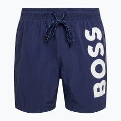 Pantaloni scurți de baie pentru bărbați Hugo Boss Octopus albastru marin 50469602-413