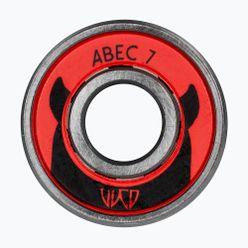 Rulmenți WICKED ABEC 7 pachet de 8 rulmenți roșu/negru 310031