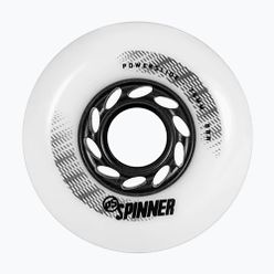 Powerslide Spinner Rollerblades 76mm/88A 4 buc alb 905326