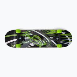 Skateboard clasic pentru copii Playlife Drift negru/verde 880324