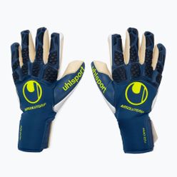Uhlsport Hyperact Absolutgrip Finger Surround mănuși de portar albastru-alb 101123401
